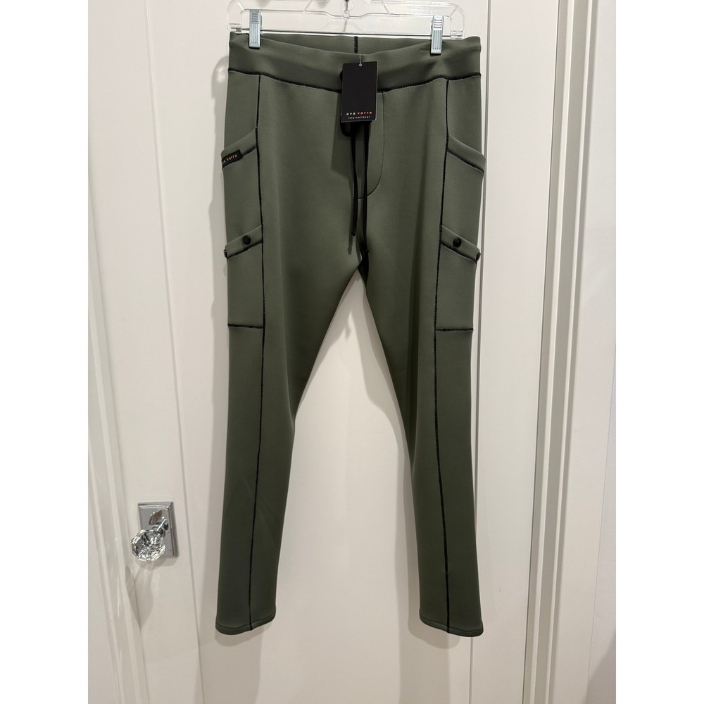 NWT Eva Varro International Cargo Jogger – Olive Scuba – Size Small - Picture 5 of 12